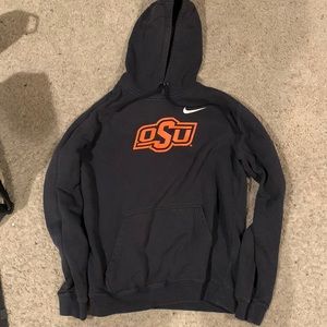 Mens black Oklahoma State University Cowboys hoodie